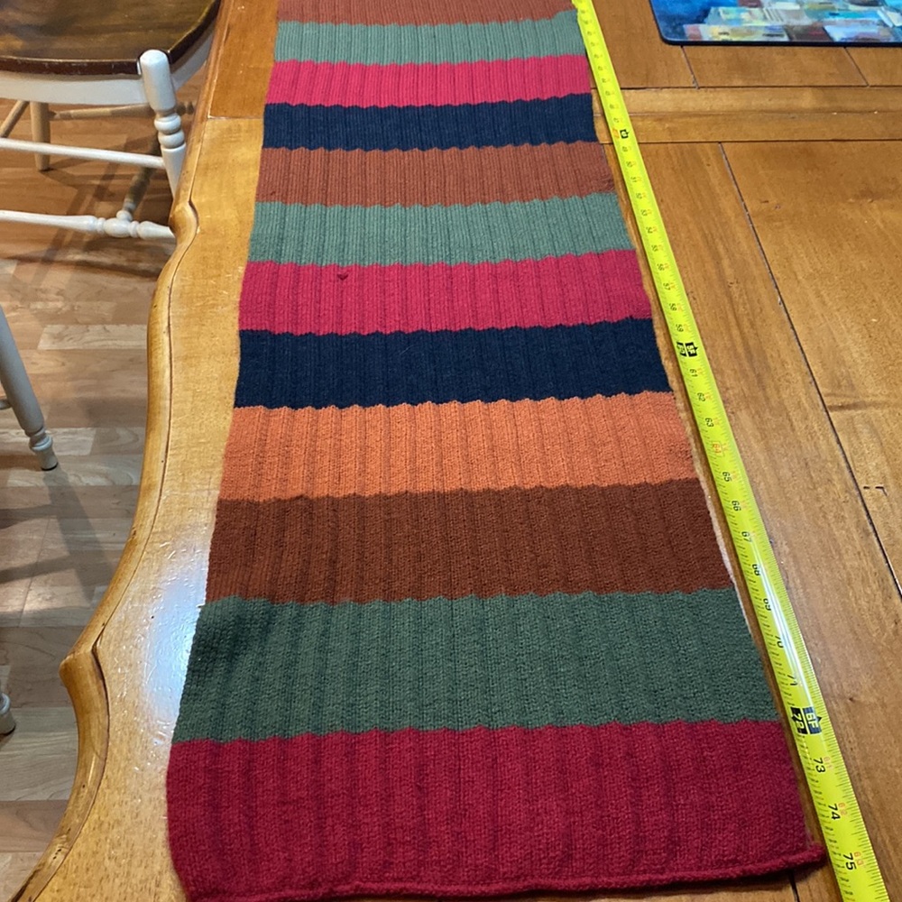 75” Autumn Color Scarf, Unisex